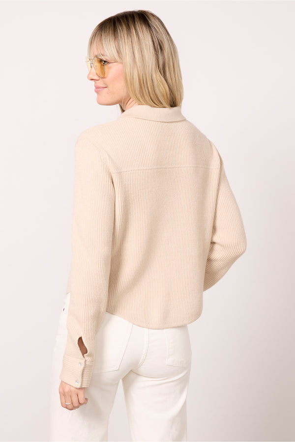 Everve Ginny Cardigan Tan