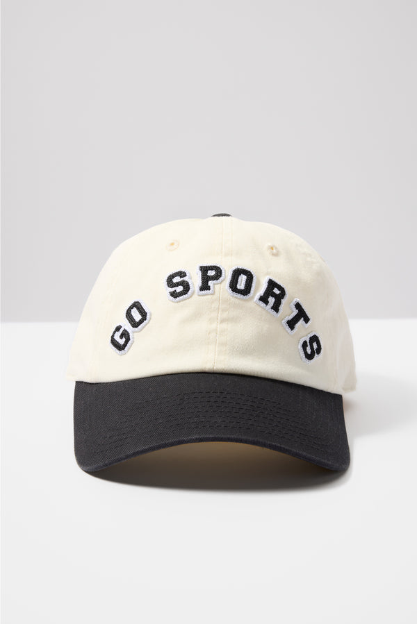 everve Go Sports Baseball Hat Black/Natural