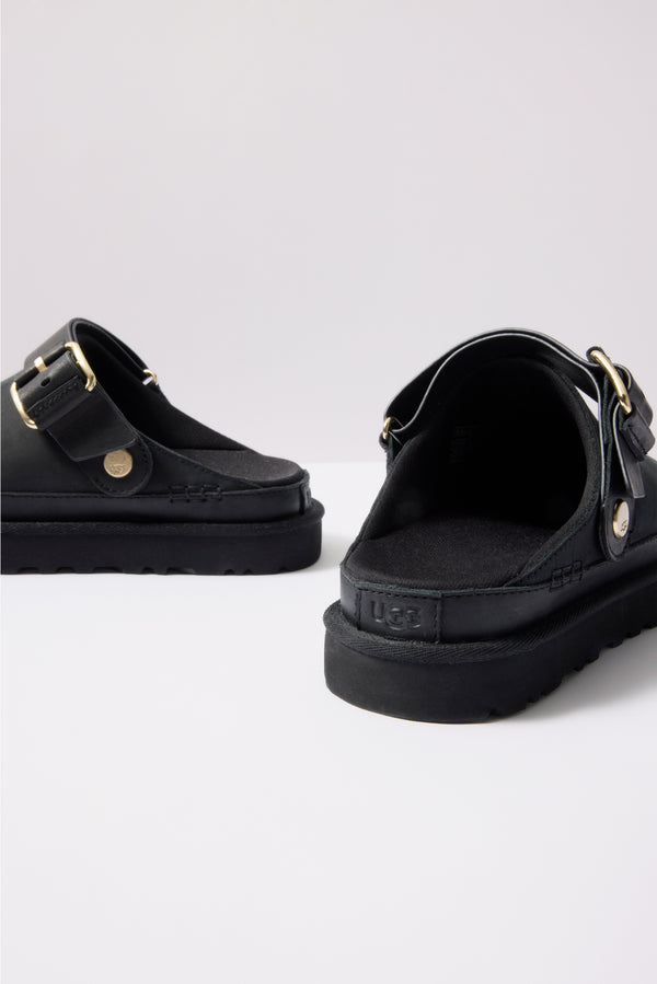 Everve Goldenstar Villa Clog Black