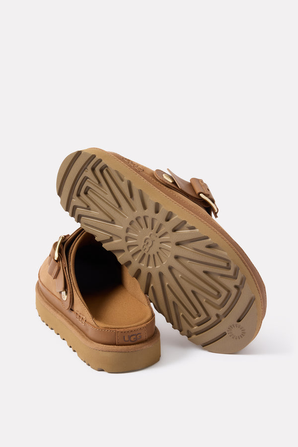 Everve Goldenstar Villa Clog Chestnut