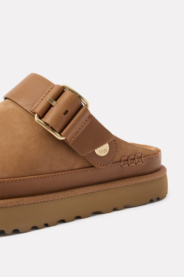 Everve Goldenstar Villa Clog Chestnut