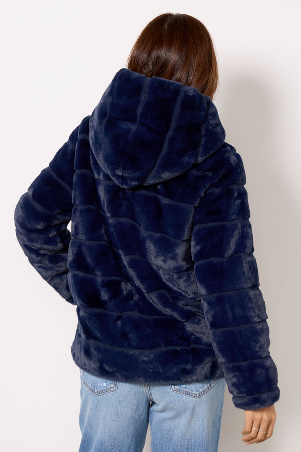 Everve Goldy Short Coat Ink