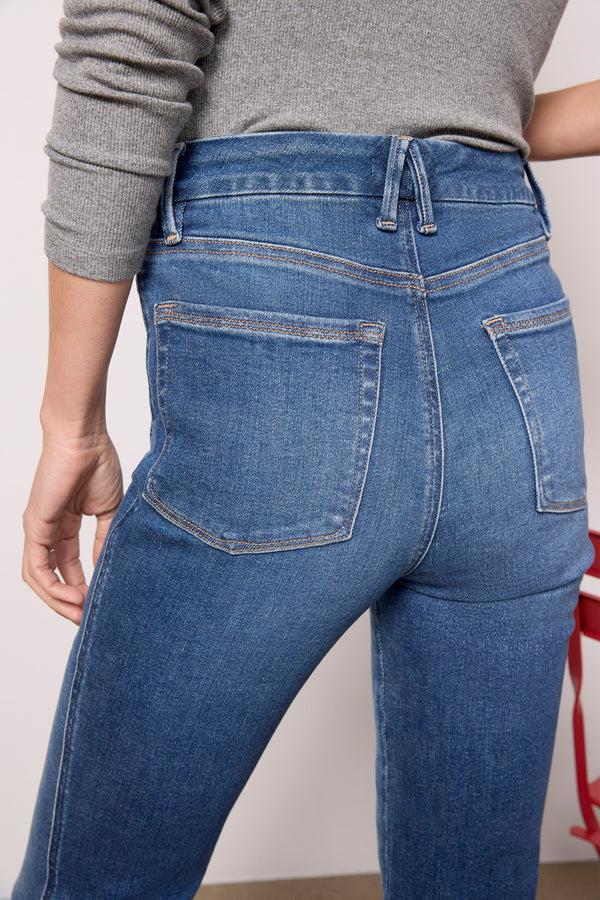 Everve Good Curve Boot W Patch Pockets Indigo708