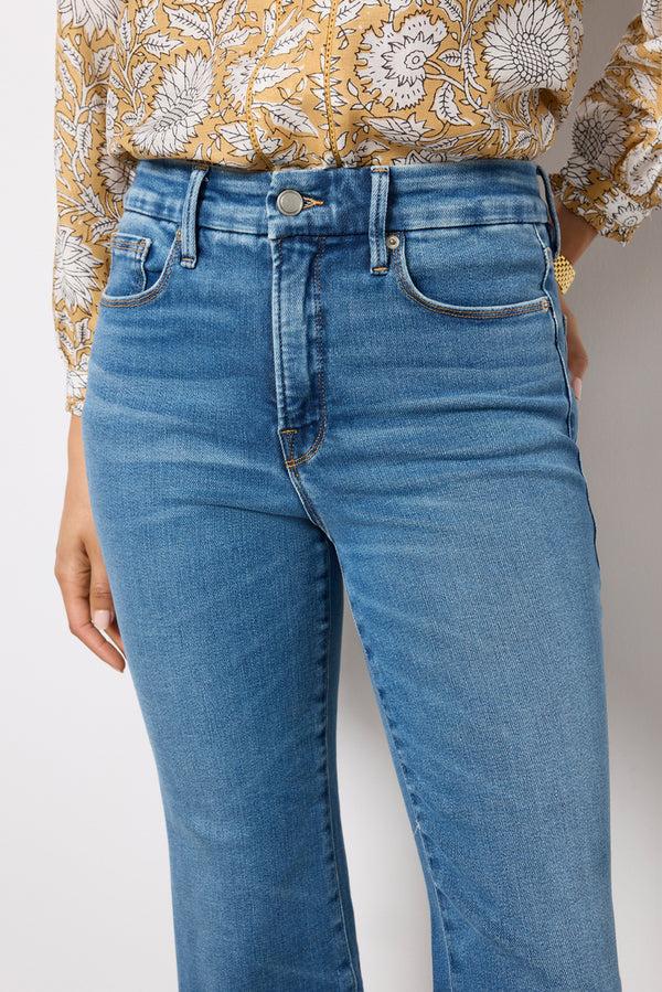 Everve Good Legs Crop Mini Boot Indigo818