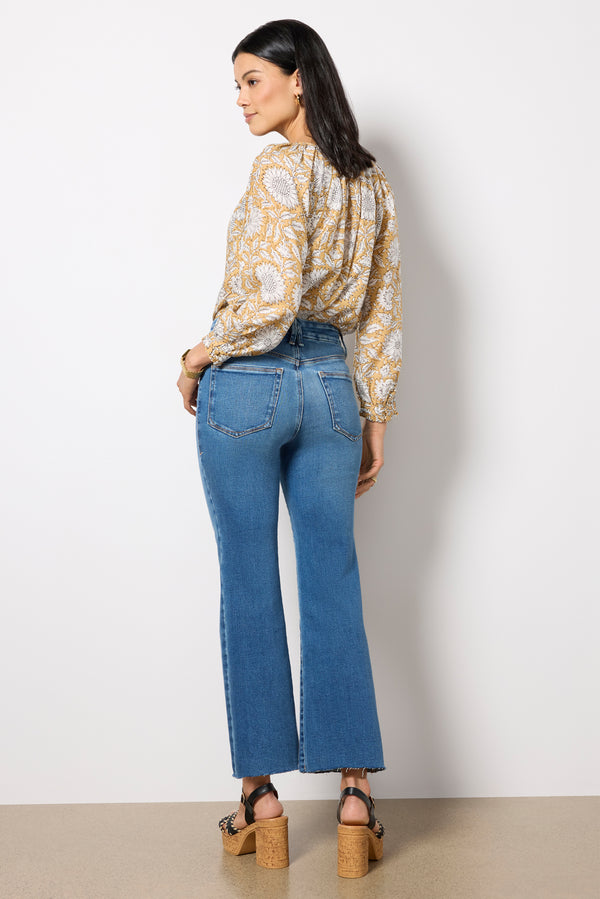 Everve Good Legs Crop Mini Boot Indigo818