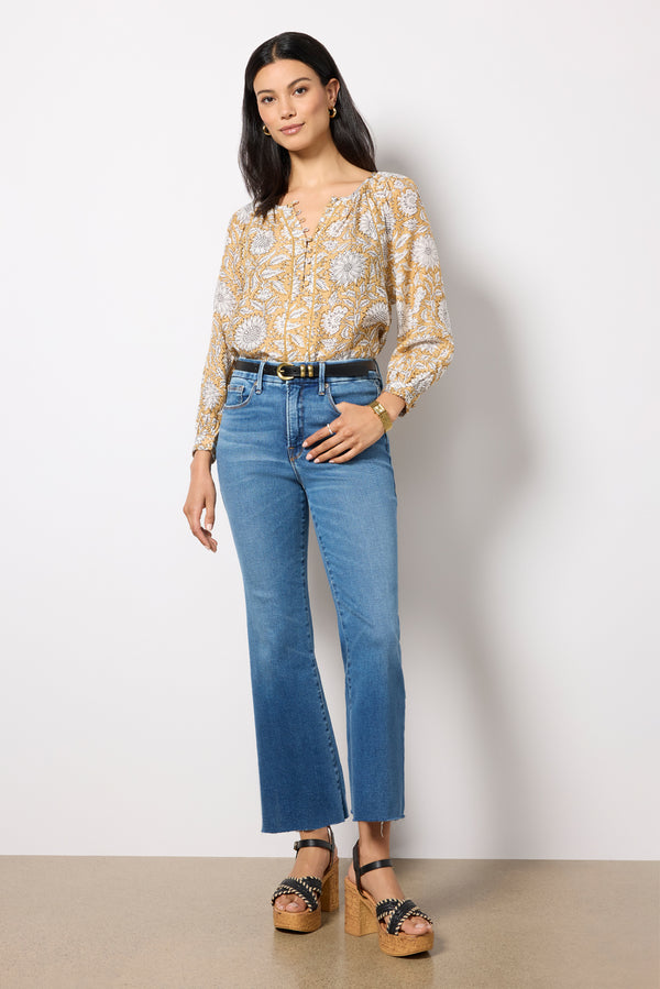 everve Good Legs Crop Mini Boot Indigo818