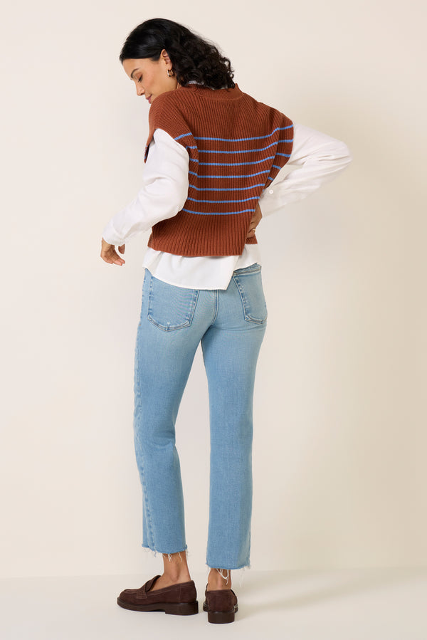 Everve Good Legs Straight Jean Indigo799