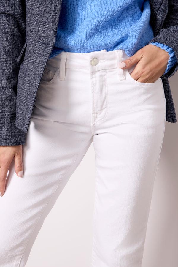 Everve Good Petite Straight Raw Hem White037