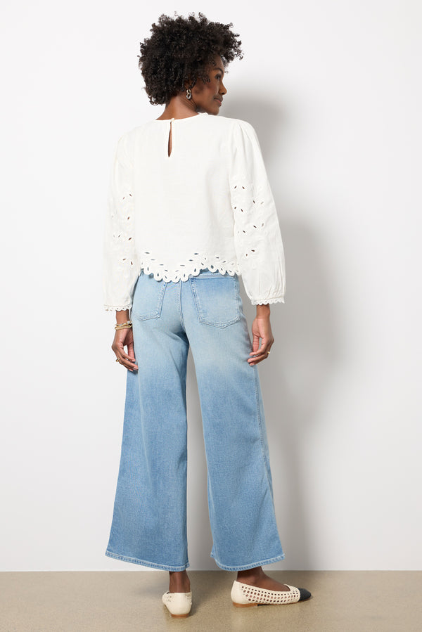 Everve Good Skate Crop Indigo958