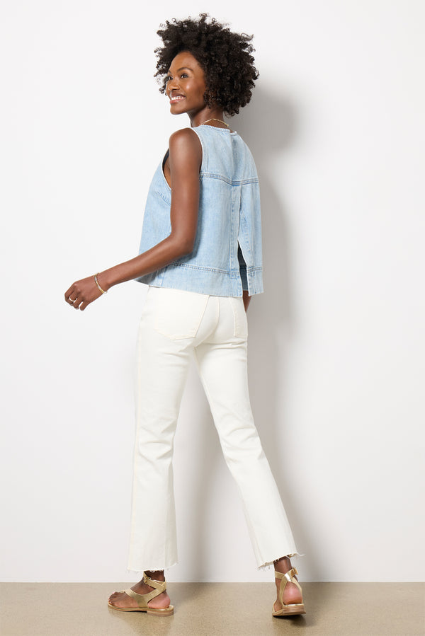 Everve Good Standard Kick Flare Cloudwhite001