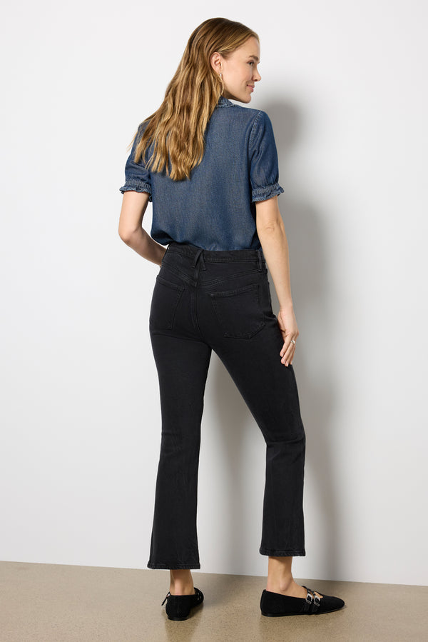 Everve Good Standard Kick Flare Jean Black390