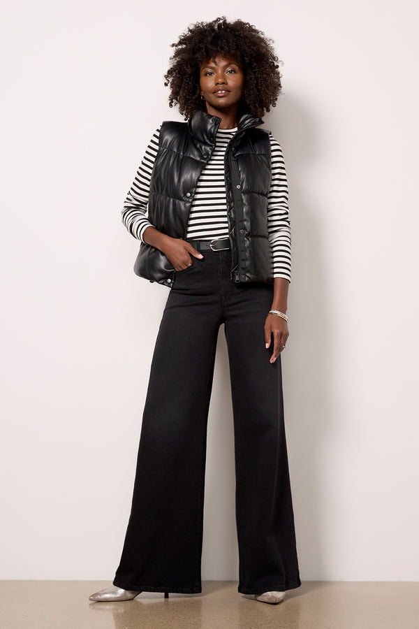 everve Good Waist Palazzo Black344