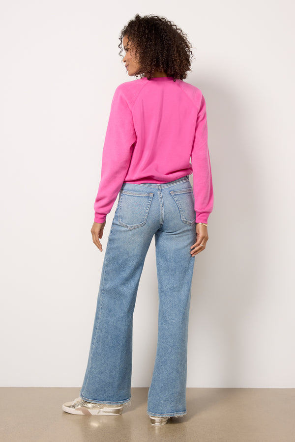 Everve Good Waist Palazzo Indigo746