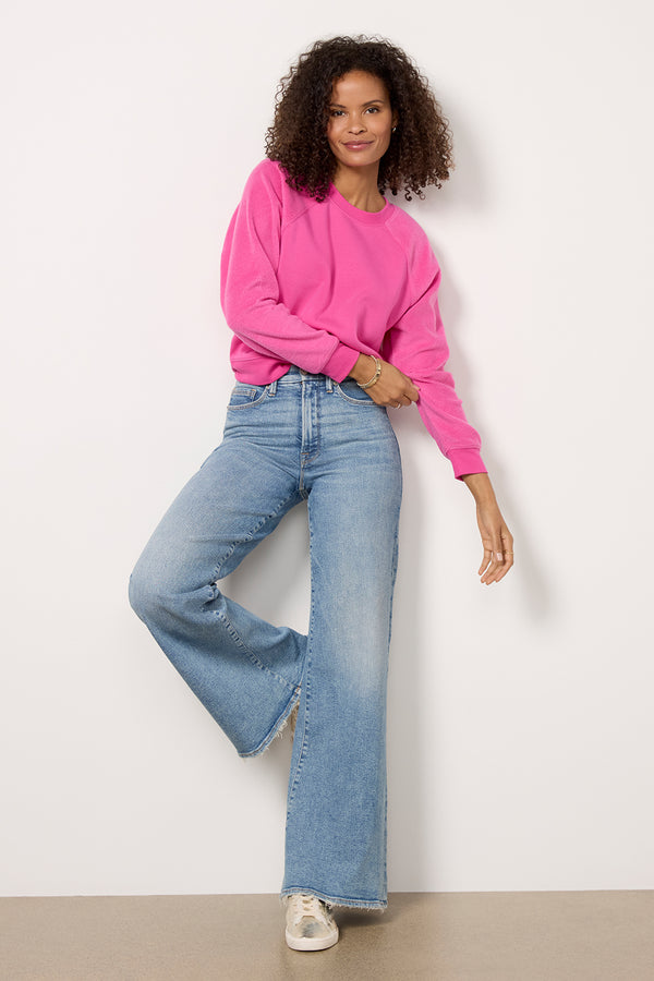 everve Good Waist Palazzo Indigo746