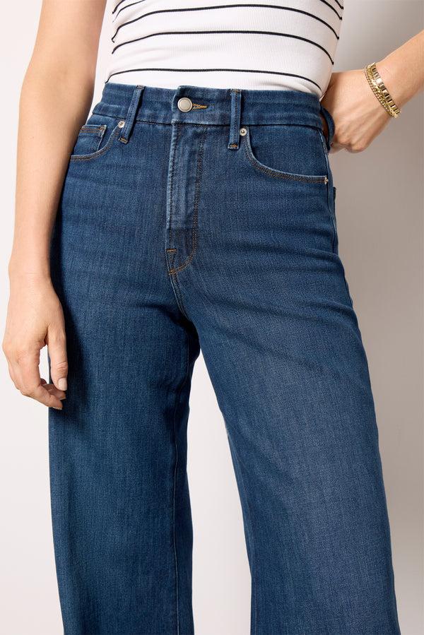 Everve Good Waist Palazzo Indigo977