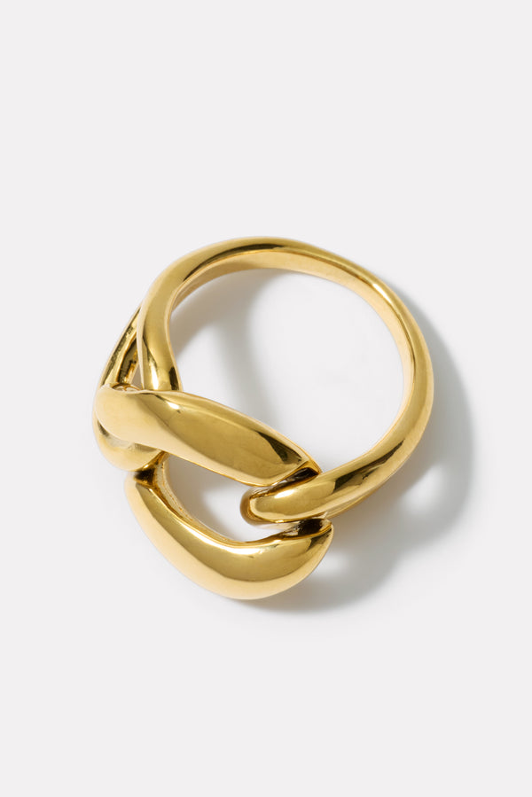 Everve Hanover Chain Link Ring Gold