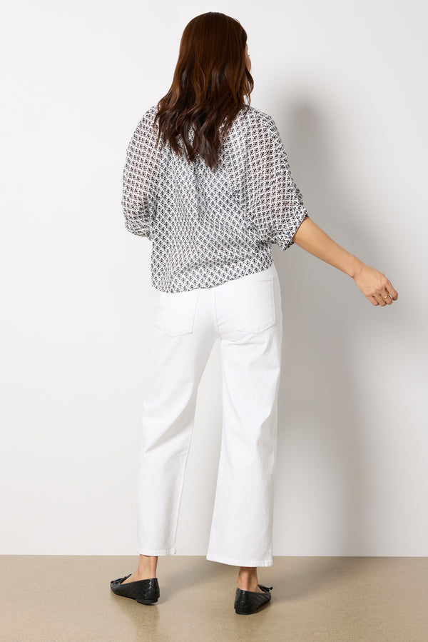 Everve Harper Crop Jean Cream