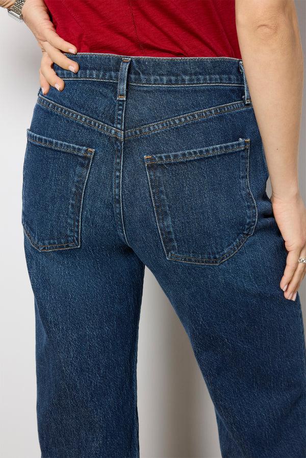 Everve Harper Wide Leg Crop Jean Echo