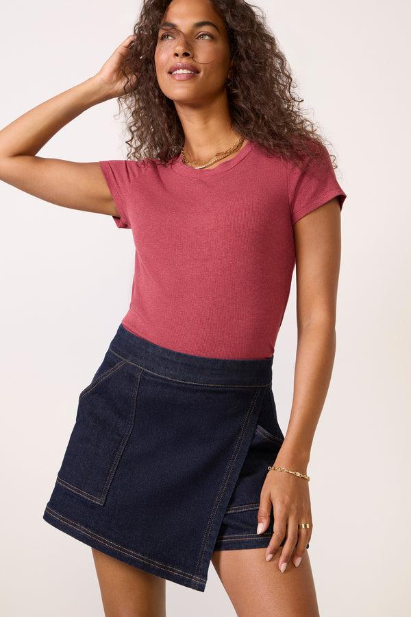 Everve Harrison Tee Heatherred