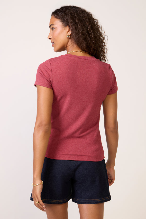 Everve Harrison Tee Heatherred