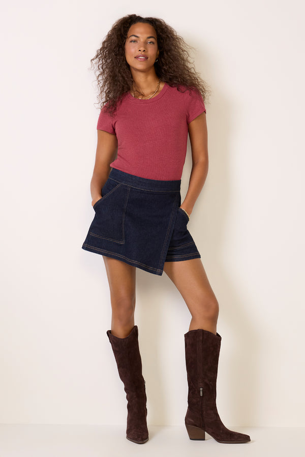 everve Harrison Tee Heatherred