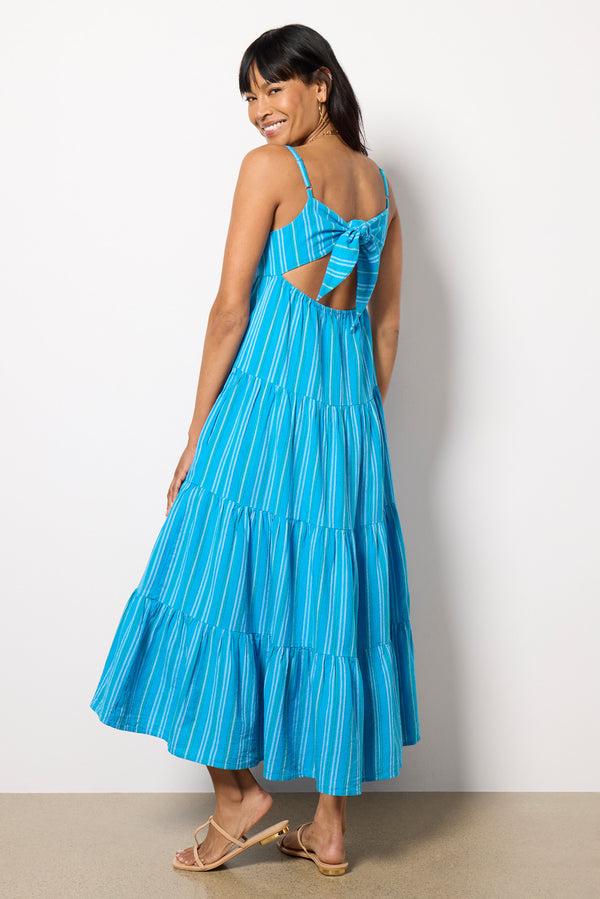 Everve Hazel Dress Castawayblue
