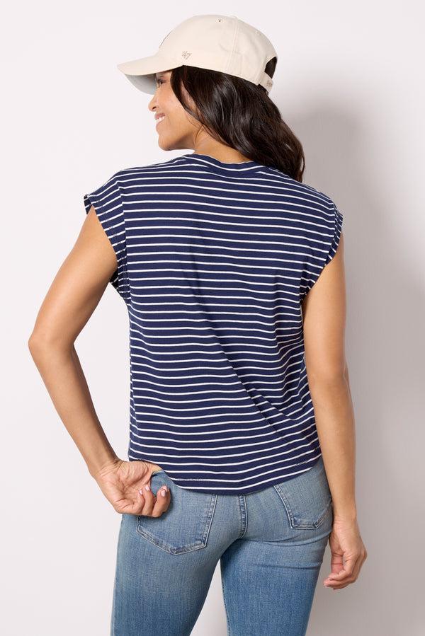 Everve Heart Muscle Tank Navystripe