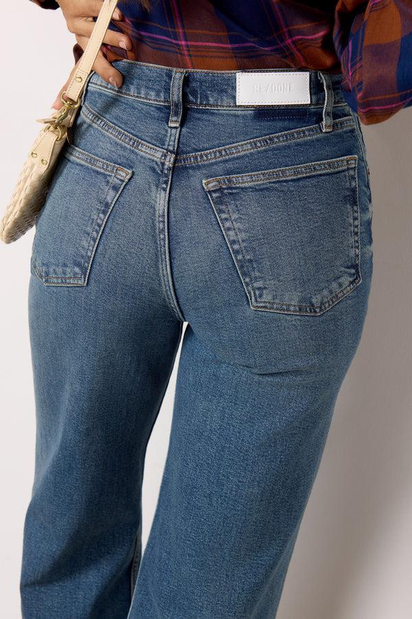 Everve High Rise Wide Leg Crop Craftedindigo