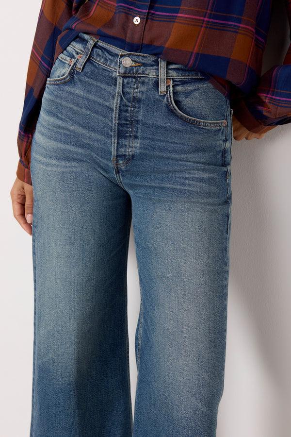 Everve High Rise Wide Leg Crop Craftedindigo