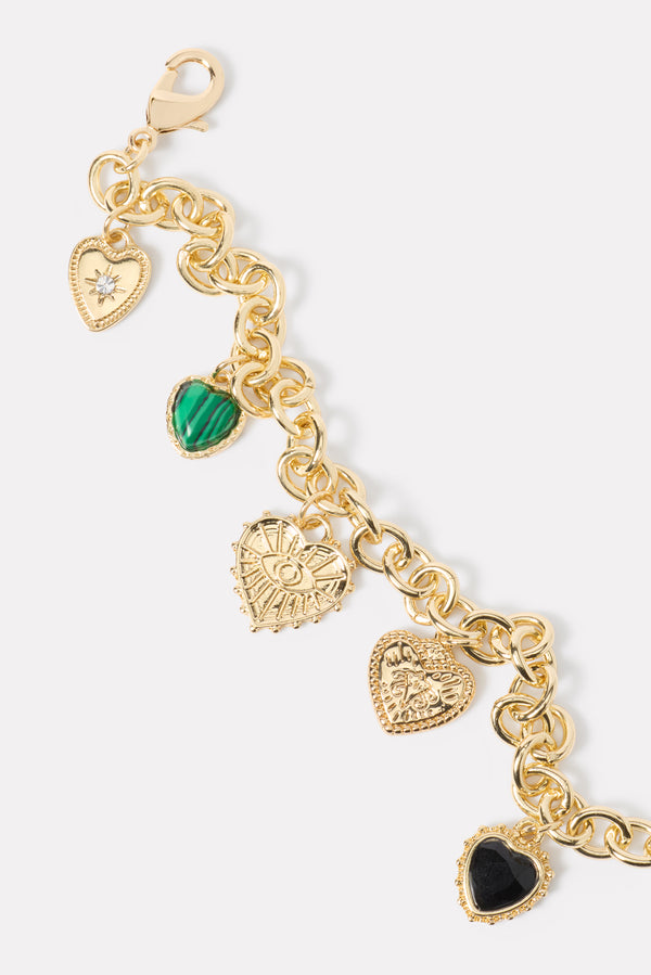 everve Hutton Heart Bracelet Gold