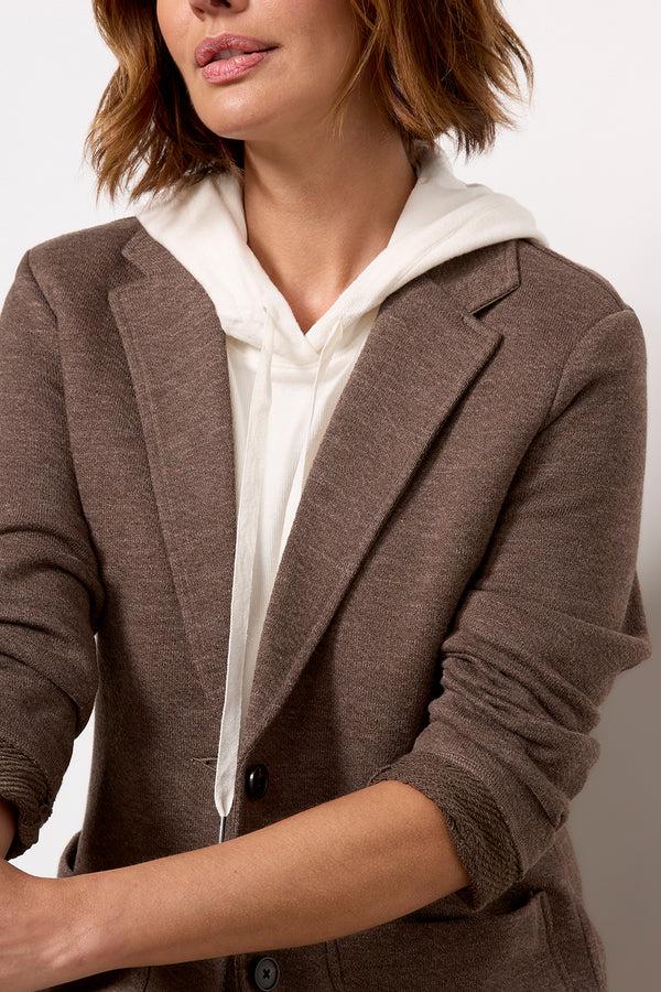 Everve Inlet Blazer Deepbrownheather