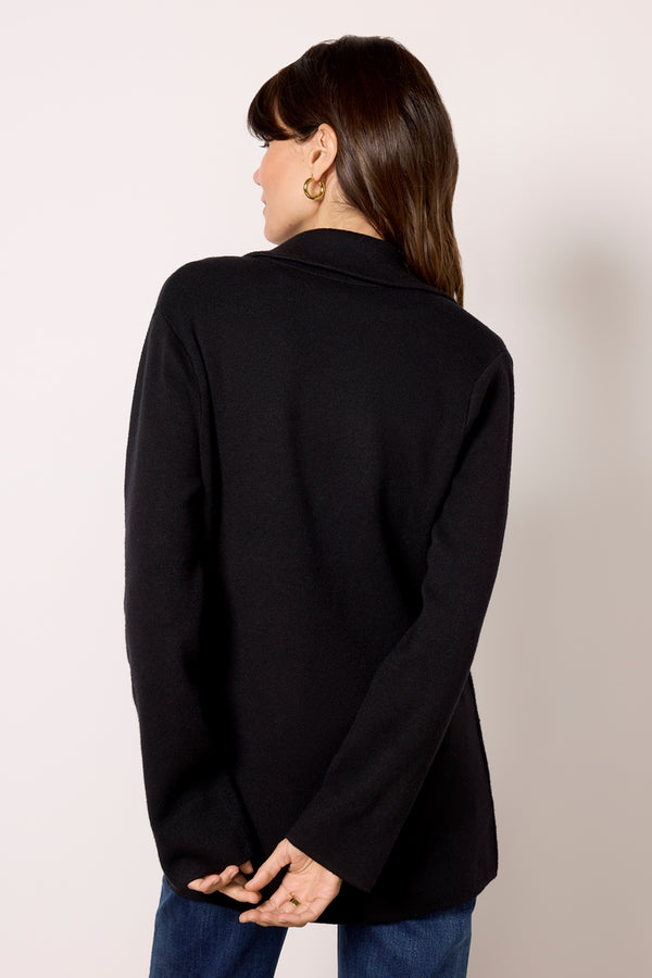 Everve Ivy Sweater Blazer Black