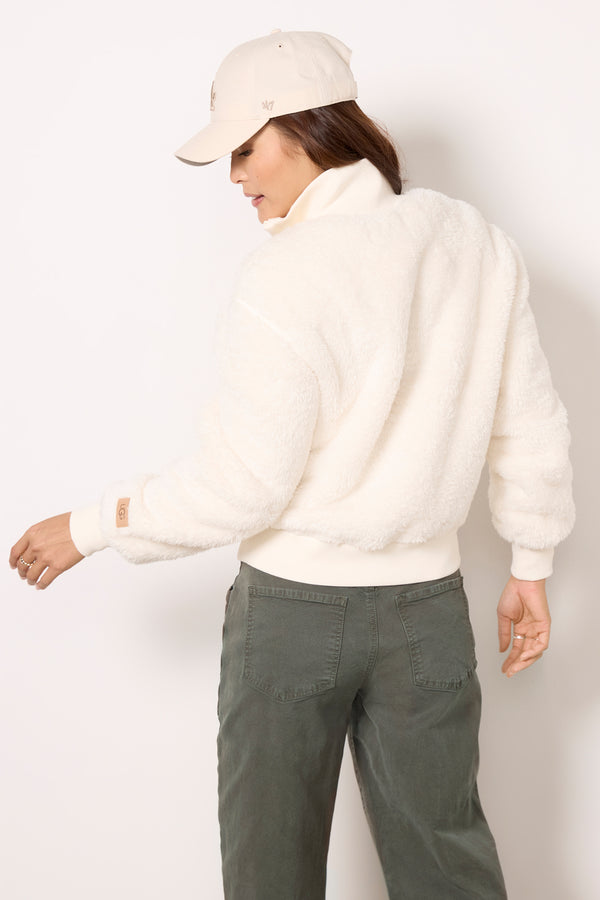 Everve Janeann Half Zip Cream