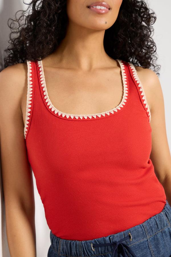 Everve Jay Rib Tank Cabannared
