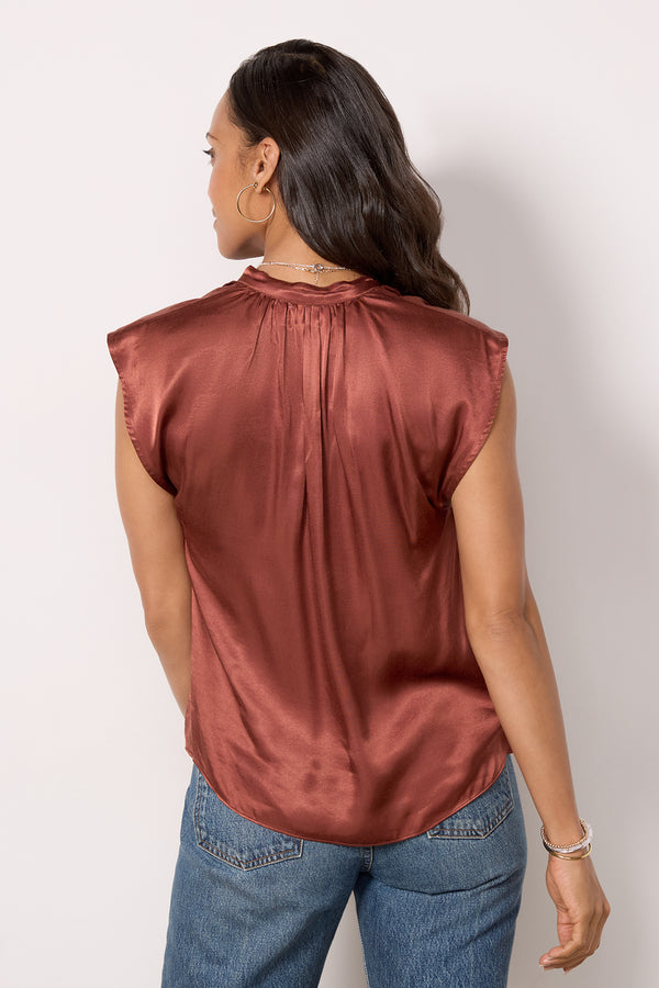 Everve Jeanne Top Cinnamon