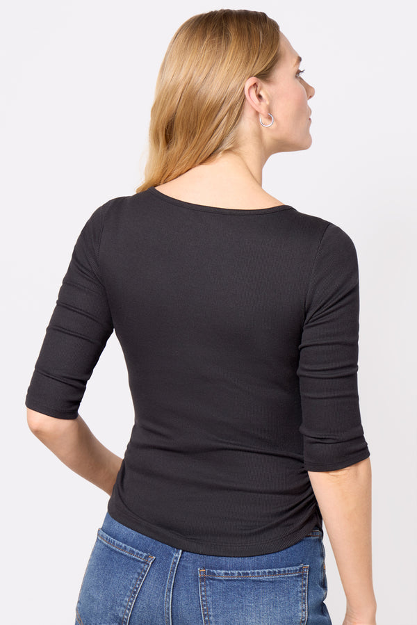 Everve Jenna Top Black
