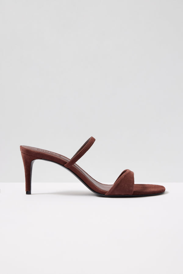 Everve Jessica Mid Mule Chocolatesuede