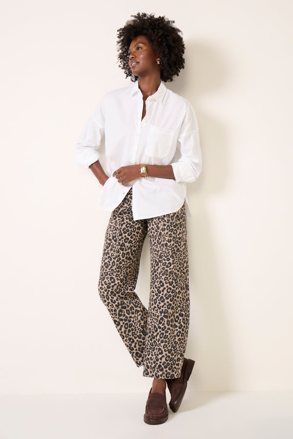 everve Jo Shirt in Paper Poplin White