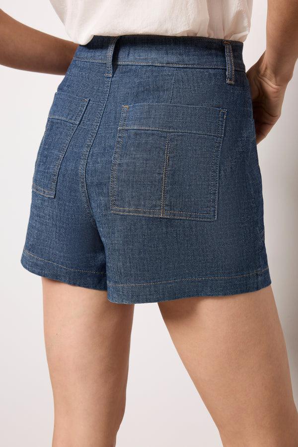 Everve Joelle Stretch Linen Short Stargazer