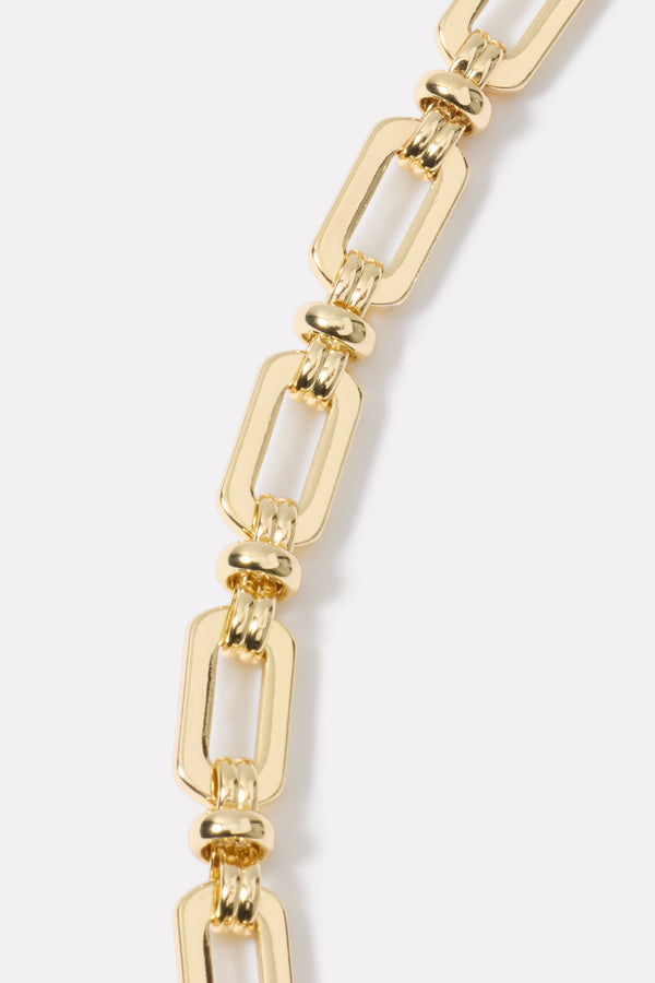 Everve Jolie Long Chain Necklace Gold