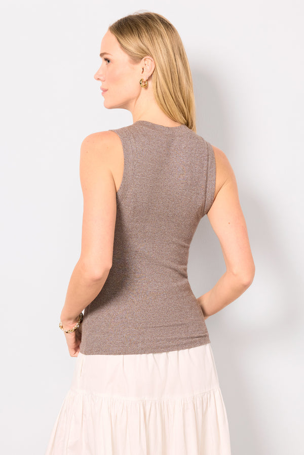 Everve Jones Rib Tank Cocoa