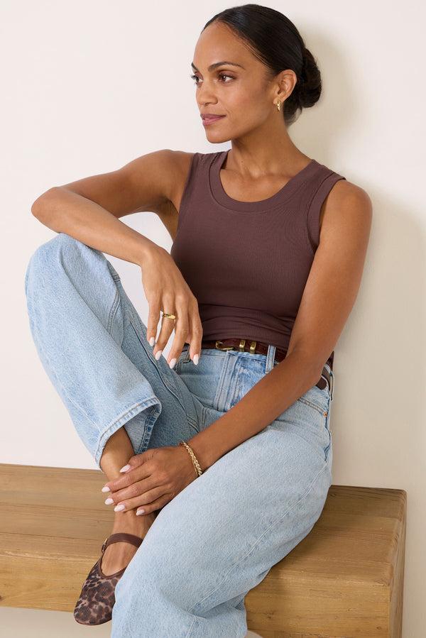 everve Jones Rib Tank Deepcanyon