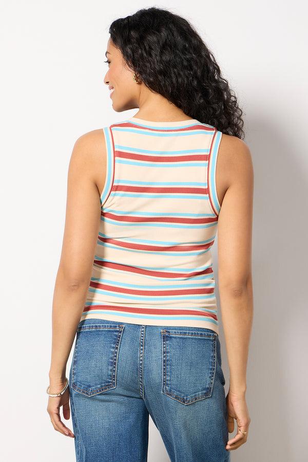 Everve Jones Rib Tank Sedonastripe