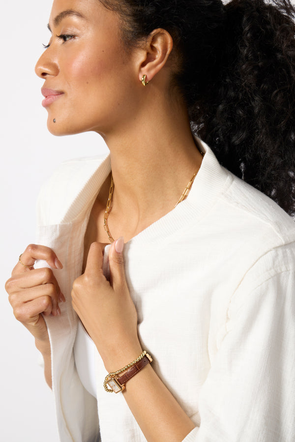 Everve Jordan Bomber Jacket Cream