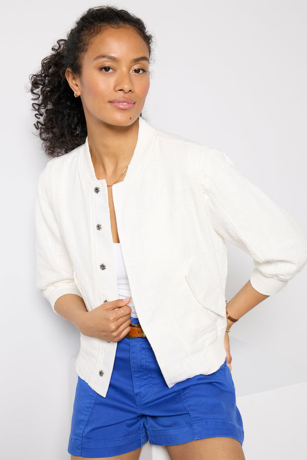 everve Jordan Bomber Jacket Cream