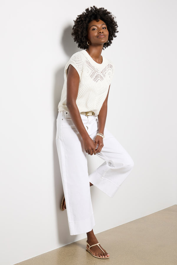 Everve Journee Pullover White