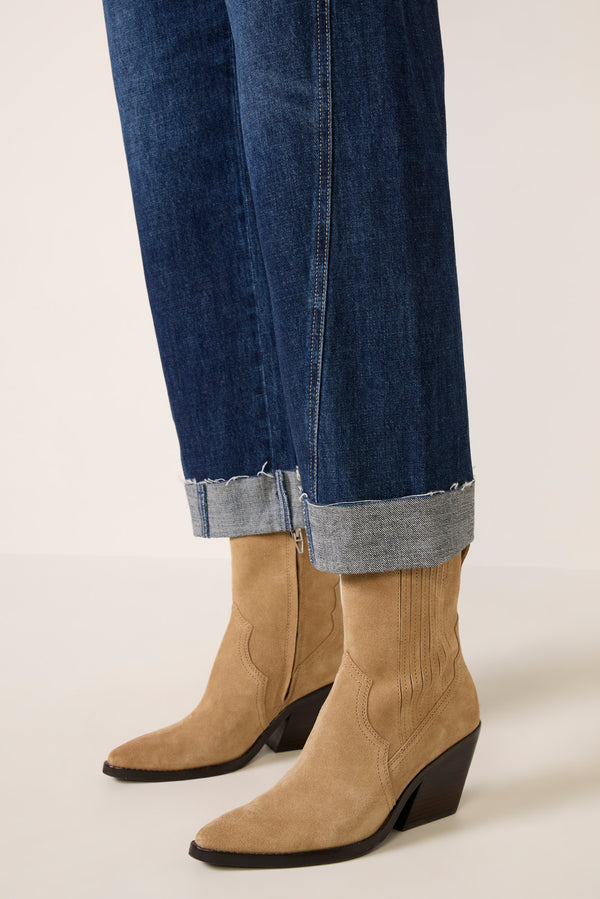 Everve Kacey Cuffed Boyfriend Jean Cultivate