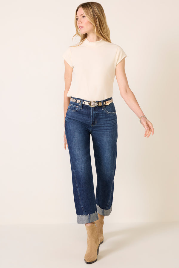 everve Kacey Cuffed Boyfriend Jean Cultivate