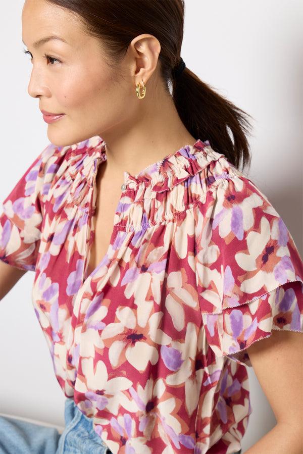 Everve Kamila Blouse Amaranth