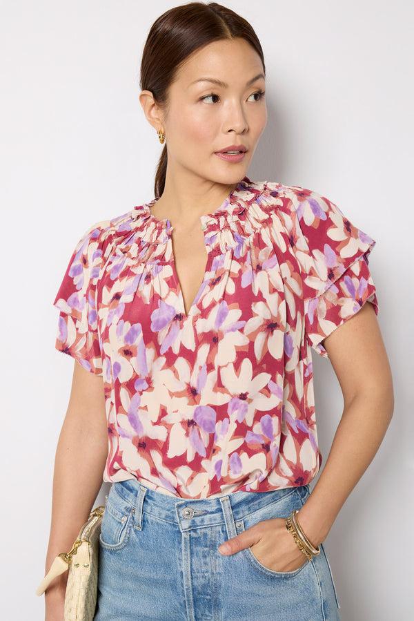 everve Kamila Blouse Amaranth